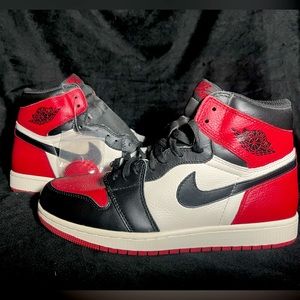Jordan 1 bred toe